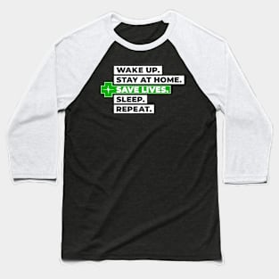 Stay at home & save lives! v.2 Baseball T-Shirt